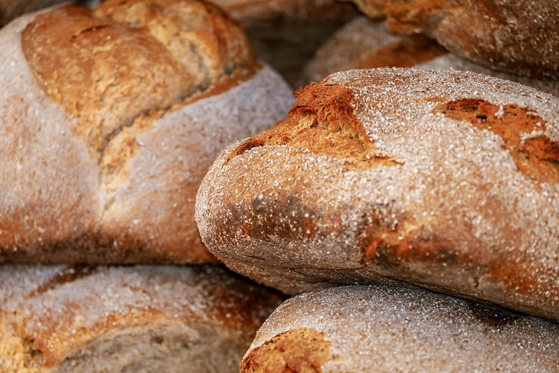 Assortment of freshly baked bread